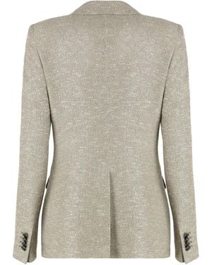 Tagliatore 0205 Single-Breasted One Button Jacket - Gray