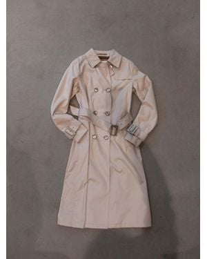 Herno Trench Doppiopetto Delon Cotton Coat - Grey