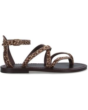 K. Jacques Sandals Leather - Brown