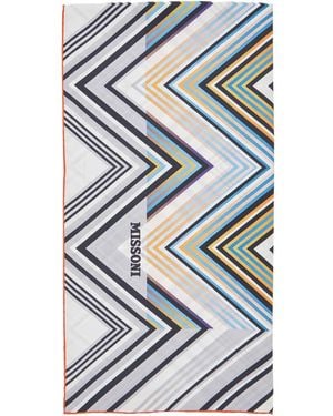 Missoni Silk Scarf - Gray