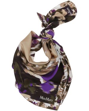 Max Mara Carre90W Foulard - Pink