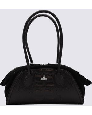 Vivienne Westwood Leathee Top Handle Bag - Black