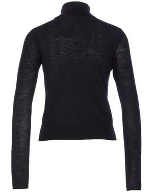 Burberry Sweaters Alpaca Wool - Blue