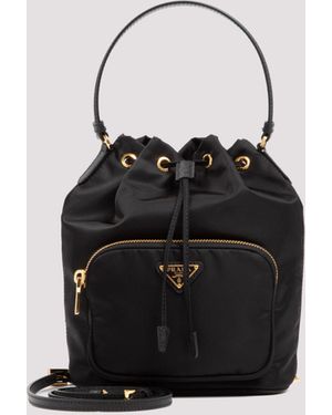 Prada Re-Nylon Bucket Bag - Black