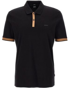 BOSS H-Phillipson Polo Shirt - Black