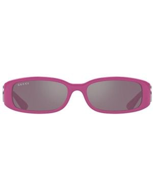 Gucci Gucci Eyewear Gg1661S Rectangular Frame Sunglasses - Purple