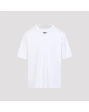 Prada Cotton T-Shirt Tshirt - White