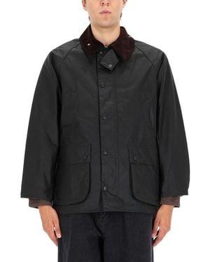 Barbour Os Bedale Waxed Jacket - Black