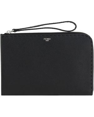 Fendi Clutch Bag - Black