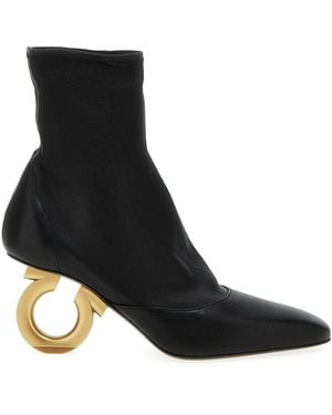 Ferragamo Adhar Ankle Boot - Black