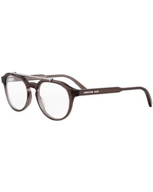 Dior Eyeglasses Square Full Rim, Gloss Frame And Clear Demo Lenses Lens Botanicaor1I6400 Sunglasses - Brown