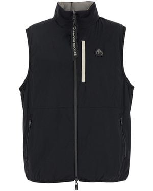 Moose Knuckles Dominion Zippped Gilet - Black