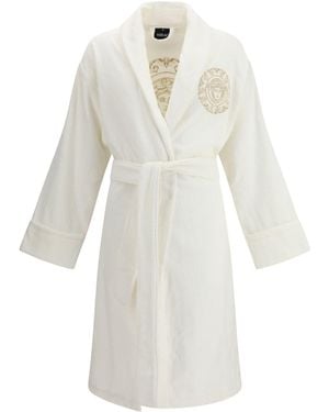 Versace Medusa Bathrobe - White