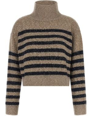 Brunello Cucinelli Wool Cardigan Clothing - Gray
