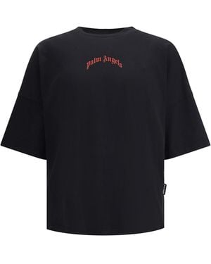 Palm Angels Oversized T-Shirt - Blue