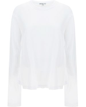 James Perse Long Sleeve Jersey - White