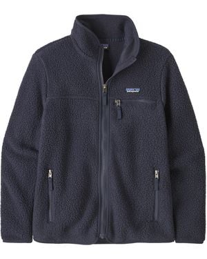 Patagonia Retro Pile Jkt Maglia - Blue