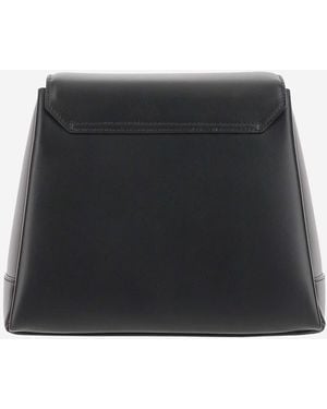 Jil Sander Leather Shoulder Bag Calfskin - Black
