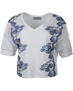 ERMANNO FIRENZE T-Shirts And Polos 100Co - Blue