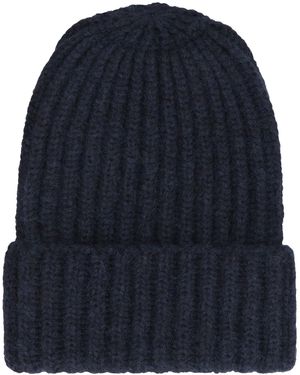 Malo Knitted Beanie - Blue