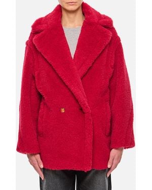 Max Mara Cuba Midi Teddy - Red