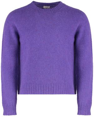 Celine Crew Neck Jumper - Purple