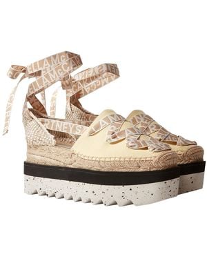 Stella McCartney Flat Shoes Fabric/Rubber Sole - Metallic