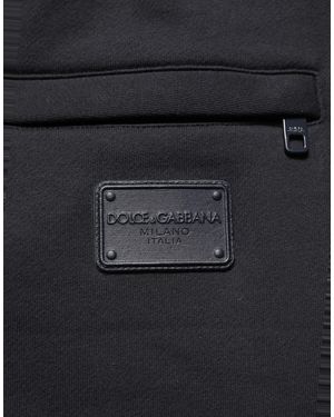 Dolce & Gabbana Drawstring Viscose Jogger Joggers Trousers - Blue