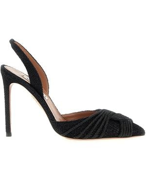 Aquazzura Gatsby Slingback - Black