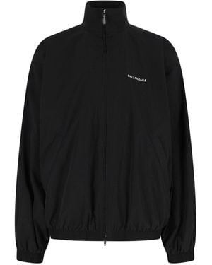 Balenciaga Logo Sporty Jacket - Black