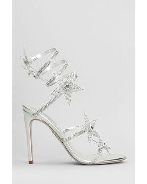 Rene Caovilla Star Cleo Sandals - White