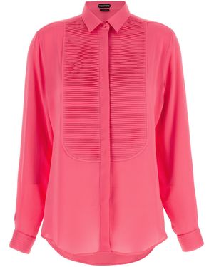 Tom Ford 'Tuxedo' Shirt - Pink