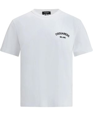 DSquared² Logoed T-Shirt - White