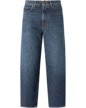 Pinko Relaxed High Rise Jeans - Blue