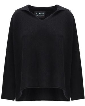 Alanui Cashmere Sweatshirt Clothing - Black