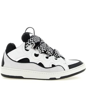 Lanvin Calfskin Chunky Sneakers - White