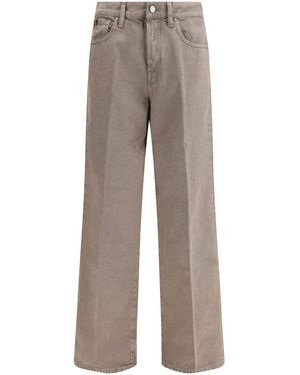 Jacob Cohen Grace Wide 5 Pocket Jeans - Grey