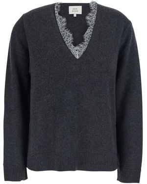Loulou de Saison Jumper Leyla Cashmere Tops - Black