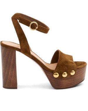 Gianvito Rossi Ardea Heel Sandals - White