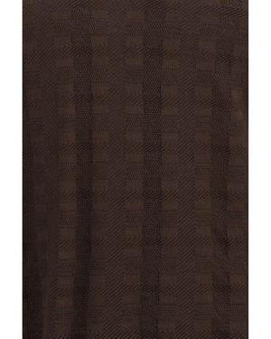 Cruna Knit V-Neck T-Shirt Levanti Cotton Polo Shirts - Black