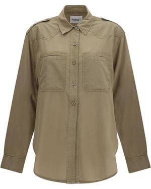 Isabel Marant Valiane Shirt Cotton - Natural