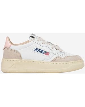Autry Sneakers Medalist Low Leather Sneakers - White