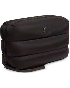 Moncler Caradoc Quilted Wash Bag - Black