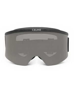 Celine Cl40302U Ski Mask 01C Nero Sunglasses - Grey