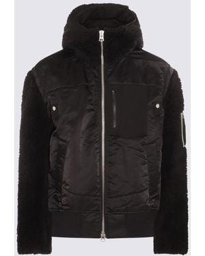 Sacai Sheaerling Bomber Jacket - Black