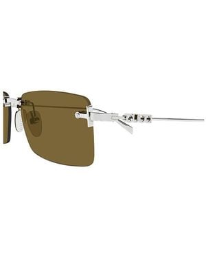 Gucci Sunglasses Metal Eyewear - Black