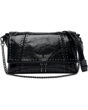 Zadig & Voltaire Rocky Vintage Studs Crossbody Bag - Black