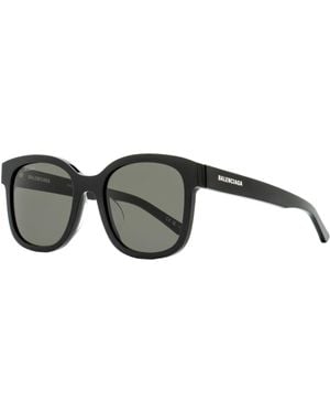 Balenciaga Alternative Fit Sunglasses Bb0076Sk 001 52Mm Plastic (Acetate) - Black