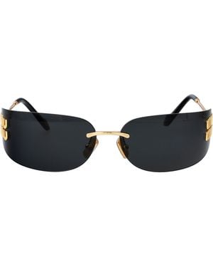 Miu Miu Sunglasses 0Mu A51S Metal - Black