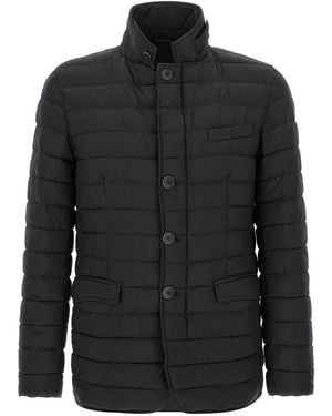 Herno Polyamide Full-Length Jacket Clothing - Black